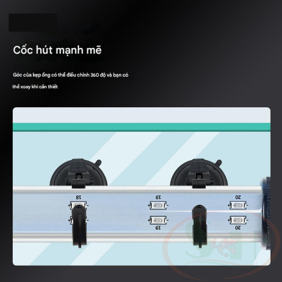 Kẹp hít giữ đèn ống thủy tinh T5 / T8 / T10 kẹp sưởi uv bể cá tép cảnh