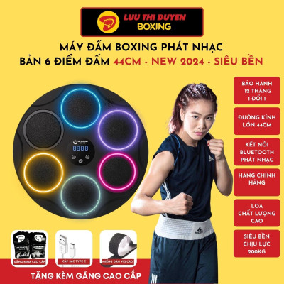 Máy đấm bốc âm nhạc - Lừu Thị Duyên Boxing - Phiên bản 6 điểm đấm - Kết nối bluetooth phát nhạc