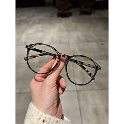 Kính Mắt tròn form to nhựa dẻo, nhẹ