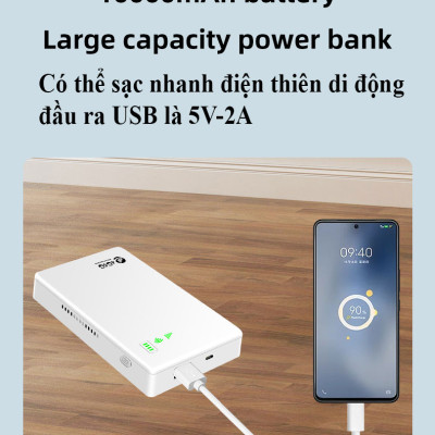 Cục phát wifi từ sim 4G TP10000 kiêm pin sạc dự phòng 10000mAh, bộ phát wifi di động sử dụng mọi loại sim tốc độ cao 300Mbps -Hàng nhập khẩu.