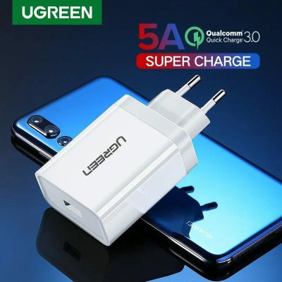 Ugreen UG60271CD179TK 5V 4.5A sạc siêu nhanh usb chuẩn qc3.0 màu trắng - HÀNG CHÍNH HÃNG