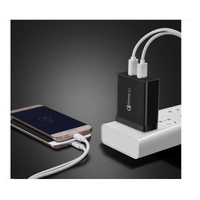 Ugreen UG70151CD161TK 36W QC3.0 2 cổng USB màu Đen Củ sạc nhanh - HÀNG CHÍNH HÃNG