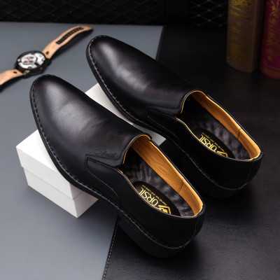 Giày da nam công sở ORSIL kiểu dáng trẻ trung 2 màu đen nâu Mã AT-OS21