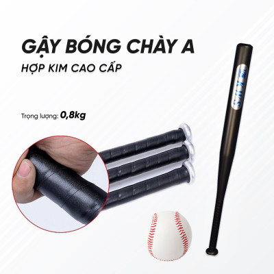 Gậy Bóng Chày BAT Hợp Kim Cao Cấp (25 inchs - 28 inchs)