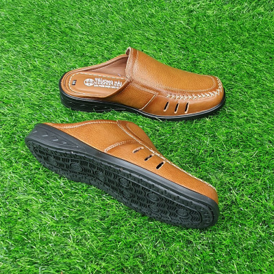 Giày sục nam da bò Trường Hải 3 Màu nâu, đen , vàng S125