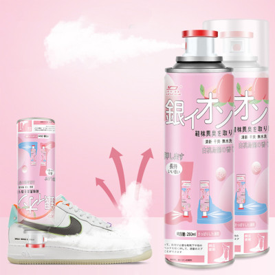 Chai Xịt Khử Mùi Giày Dép Công Nghệ NaNo Ag+ , Xịt Khử Mùi Hôi Chân, Xịt Giày Khử Mùi Khử Vi Khuẩn 99% loại bỏ mùi hôi giày dép - Hàng chính hãng