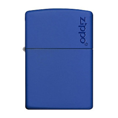 Bật Lửa Zippo 229zl Royal Blue Matte With Bật Lửa Zippo Logo