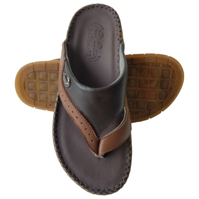 Dép Xỏ Ngón Nam Da Bò Thật BIGGBEN Cao Cấp DK97