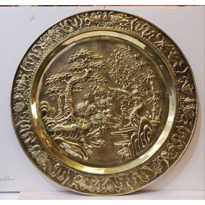 MÂM ĐỒNG VÀNG CHẠM KHẢM NỔI TINH XẢO - XUÂN HẠ THU ĐÔNG ( TÙNG CÚC TRÚC MAI)