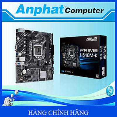 Bo mạch chủ Main ASUS PRIME H510M-K Socket LGA 1200 - Hàng Chính Hãng