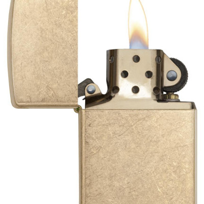 Bật Lửa Zippo Armor Tumbled Brass 28496