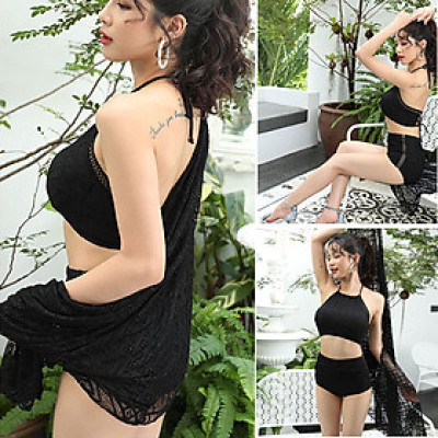 Bikini đồ bơi đi biển QB01 - Bikini đồ bơi sexy - Set đồ bơi kèm khăn