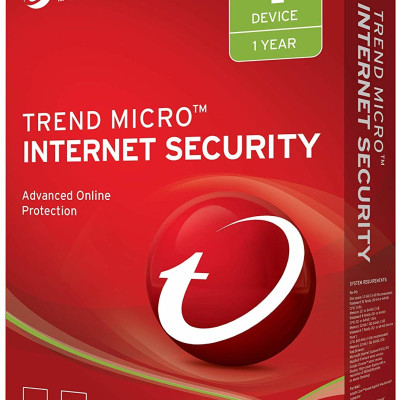 Phần mềm diệt Virut Trend Micro Internet Security - 1PC/12 tháng -Hàng chính hãng