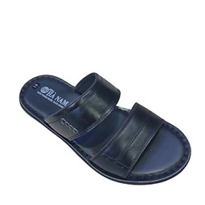 Dép Nam Quai Ngang Da Bò Thật TiTi ĐÔ Cao Cấp DNA2154d