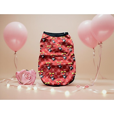 ÁO THUN BA LỖ DỄ THƯƠNG THÔNG HƠI SIÊU DỄ THƯƠNG TỪ 1-5KG DÀNH CHO THÚ CƯNG CHÓ MÈO