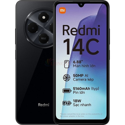 Điện thoại Xiaomi Redmi 14C - Hàng chính hãng