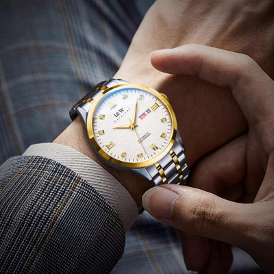 Đồng Hồ Nam I&W Carnival 651G Chính Hãng Full Box Chống Nước Kính Chống Xước Dây Thép Cao Cấp BH 60T (Máy Cơ Tự Động)