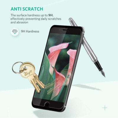 Ugreen UG60372SP113TK iPhone 7 - 8 màu trắng 2 miếng dán kính cường lực bảo vệ chống trầy xướt - HÀNG CHÍNH HÃNG