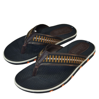 Dép Nam Xỏ Ngón HÀ NAM Da Bò Thật Cao Cấp DNA2090