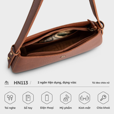 Túi Lata ( Thời trang nữ dự tiệc - Túi đeo chéo da HN113 )