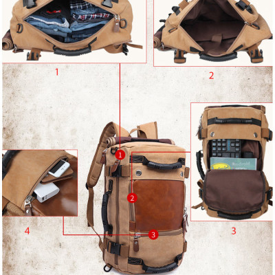 ba lô du lịch kiêm túi xách du lịch cao cấp phong cách mới