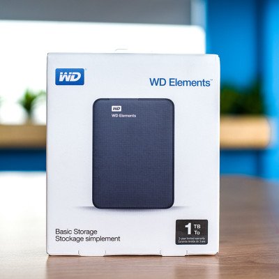 Ổ Cứng Di Động WD Elements 1TB 2.5 USB 3.0 - WDBUZG0010BBK - Hàng Chính Hãng