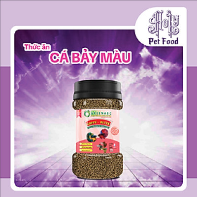 Thức ăn Cá 7 Màu: Guppy, Betta - Tốt tiêu hóa, vảy sáng, tăng đề kháng - hộp 50g