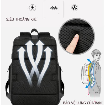 Ba lô nam thời trang cao cấp phong cách châu âu 