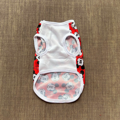 ÁO THUN BA LỖ MICKEY THÔNG HƠI SIÊU DỄ THƯƠNG TỪ 1-5KG DÀNH CHO THÚ CƯNG CHÓ MÈO