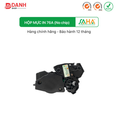 Hộp mực in 76A SAHA Dùng cho máy in HP - Hàng Chính Hãng (Đóng Hộp)