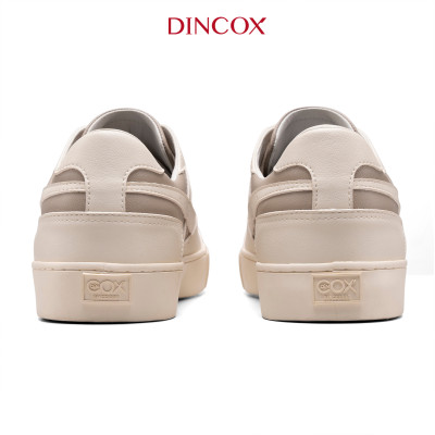 New Arrivals | Giày Da Sneaker Nam Nữ DC39 LATTE LOVE DINCOX Shoes Đế Bằng - Microfiber Leather