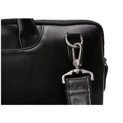 Cặp công sở nam da bò cao cấp BHM392 Mỏng gọn, bền bỉ vừa laptop 14inch