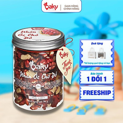 Nhân Óc Chó Đỏ Oaky 200gram (Size Nhỏ) - Nhập Khẩu Mỹ, Ăn Kiêng Healthy, Giàu Omega 3-6-9