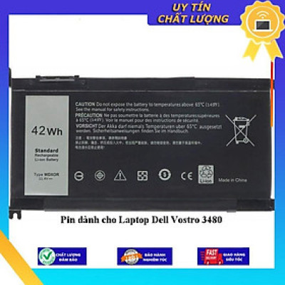 Pin dùng cho Laptop Dell Vostro 3480 - Hàng Nhập Khẩu New Seal
