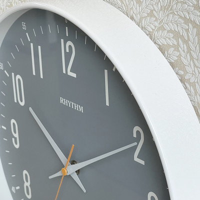 Đồng hồ Rhythm CMG620NR03- Kt 30.5 x 4.0cm, 690g, Vỏ nhựa. Dùng Pin.