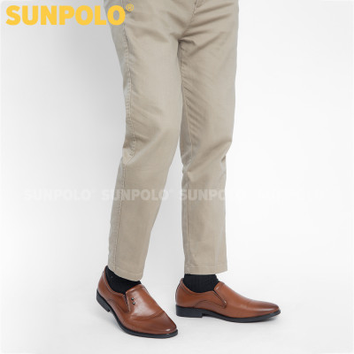 Giày Da Nam, Giày Tây Công Sở Nam Da Bò SUNPOLO SPH310 (Đen, Nâu)