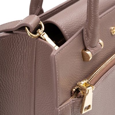 Túi xách nữ công sở Gence da bò Mill TX17 Brownrose