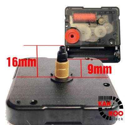 Máy đồng hồ treo tường kim trôi XỊN hiệu Power trục đồng dài 9mm bảo hành 3 năm