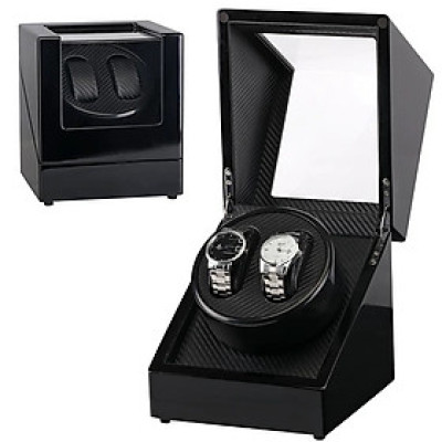 Hộp Xoay Đồng Hồ Cơ SAIKE SAIKE S775 Vỏ Gỗ Tủ Lắc Lên Cót Đồng Hồ Tự Động Quay