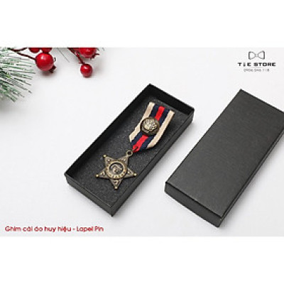 Ghim cài áo vest - ghim huy hiệu cao cấp- Full box