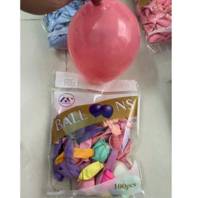 ( 100 quả ) Bong bóng pastel macaron 10" siêu rẻ - quả trang trí sinh nhật siêu đẹp