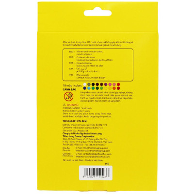 Hộp 18 Bút Chì Màu Colored Pencils - Colokit CPC-C037