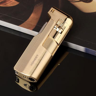 Vỏ Hột Quẹt Bật Lửa Gas Honest BCZ-1002 Kiêm Bộ Dụng Cụ Đa Năng Tiện Lợi Ngọn Lửa Cong Đẹp Độc Lạ - Dùng Gas Cao Cấp