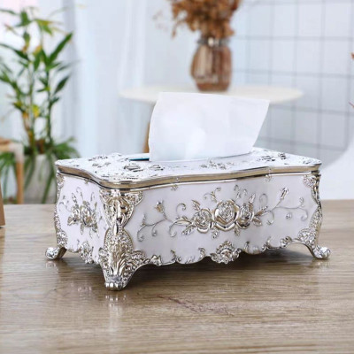 Hộp khăn giấy Hợp kim chữ nhật 76101C