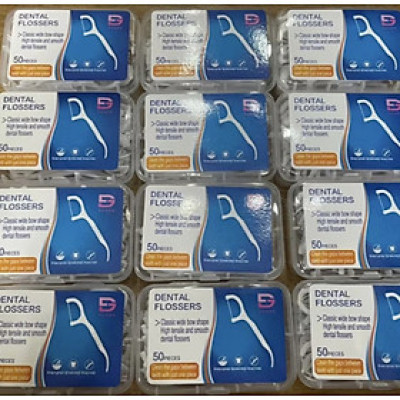 Hộp Tăm Chỉ 50 Chiếc Một Hộp 50 Cái Tiện Dụng Dễ Dùng Nhỏ Gọn