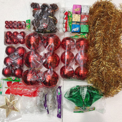 Combo Gói phụ kiện  trang trí cho cây noel cao 2m1 - 3m