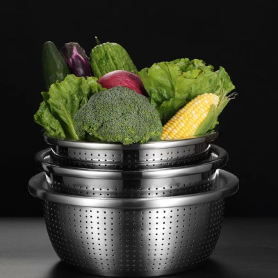 rổ inox ,rá vo gạo inox 304% cao cấp