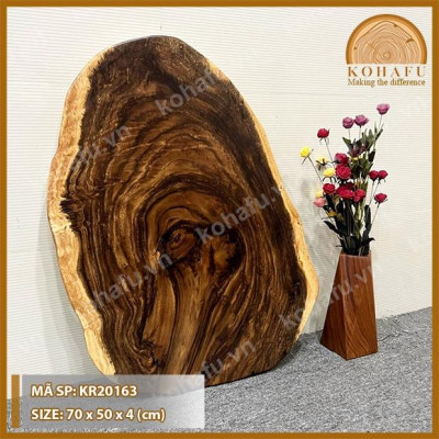 BÀN SOFA ME TÂY NGUYÊN TẤM SIUE6 VÂN GỖ KR20161