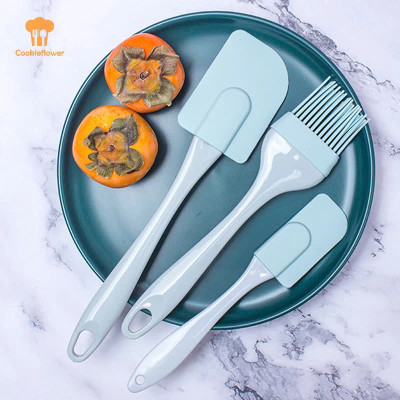 Bộ 3 dụng cụ làm bánh nấu ăn nhà bếp chất liệu silicon chịu nhiệt cao cấp