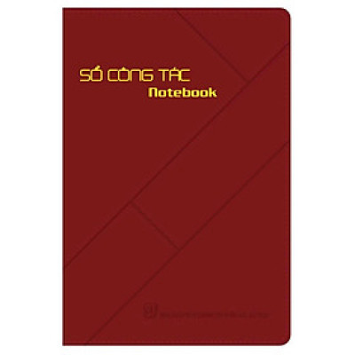 Sổ công tác bìa da (3 màu đỏ + xám + xanh)